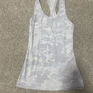 Women’s lululemon Align Waist-Length Racerback Tank Top - White Camo